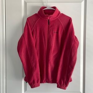 Columbia full zip fleece jacket